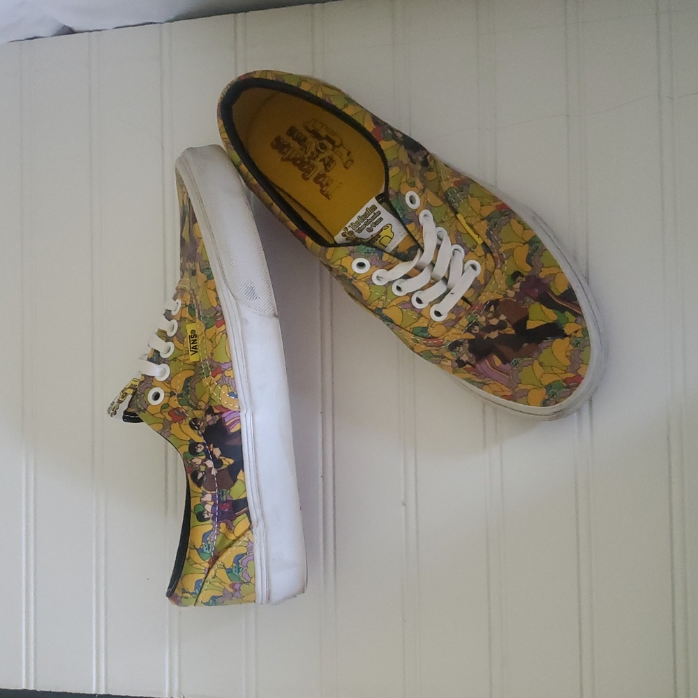 Vans The Beatles Yellow Submarine Sneakers Mens Size 7 Women 8.5